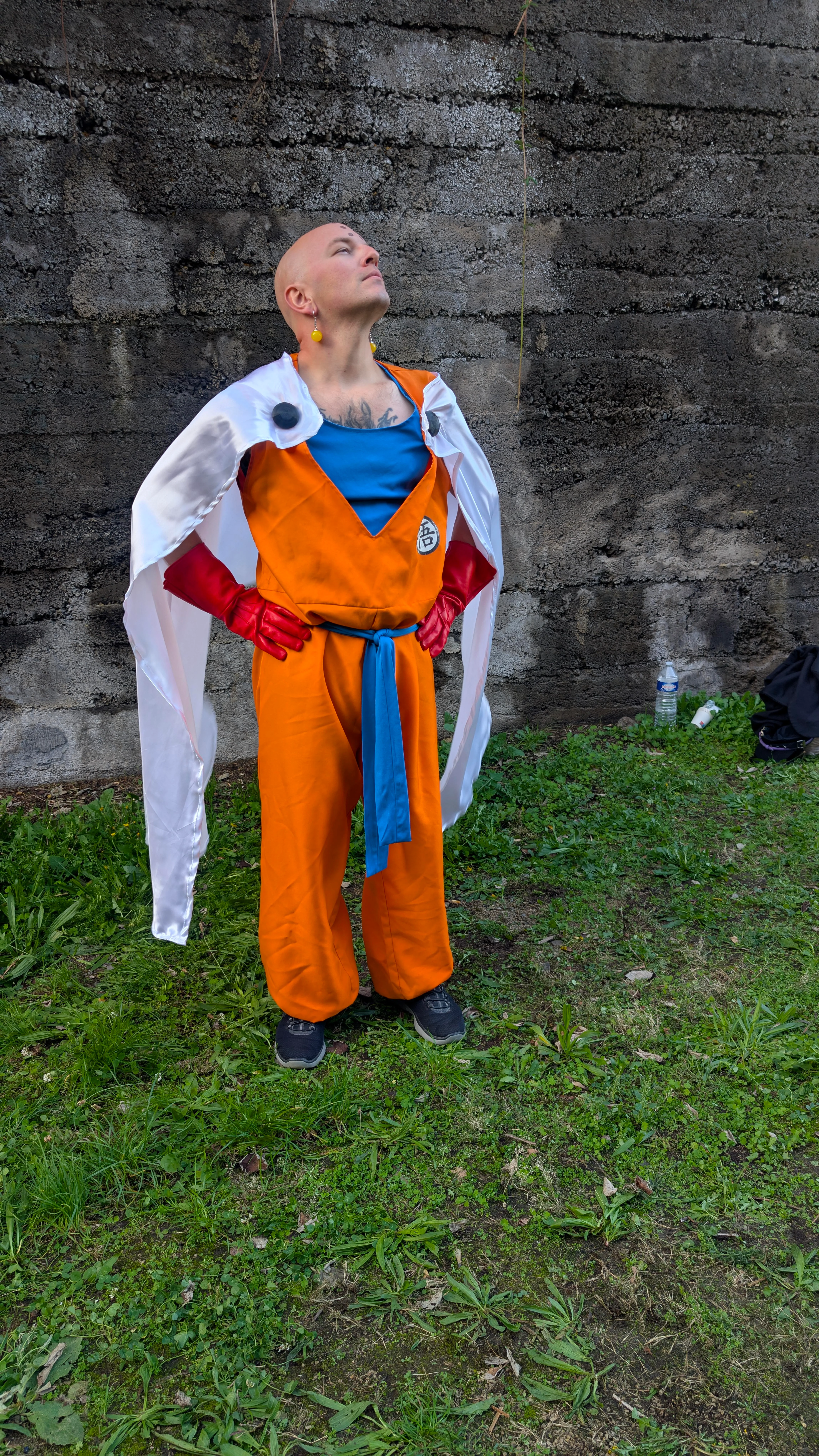 A fusion of Goku and Saitama? 😱👀🗣️ | Krillin The Human Raditz picture 2 of 15