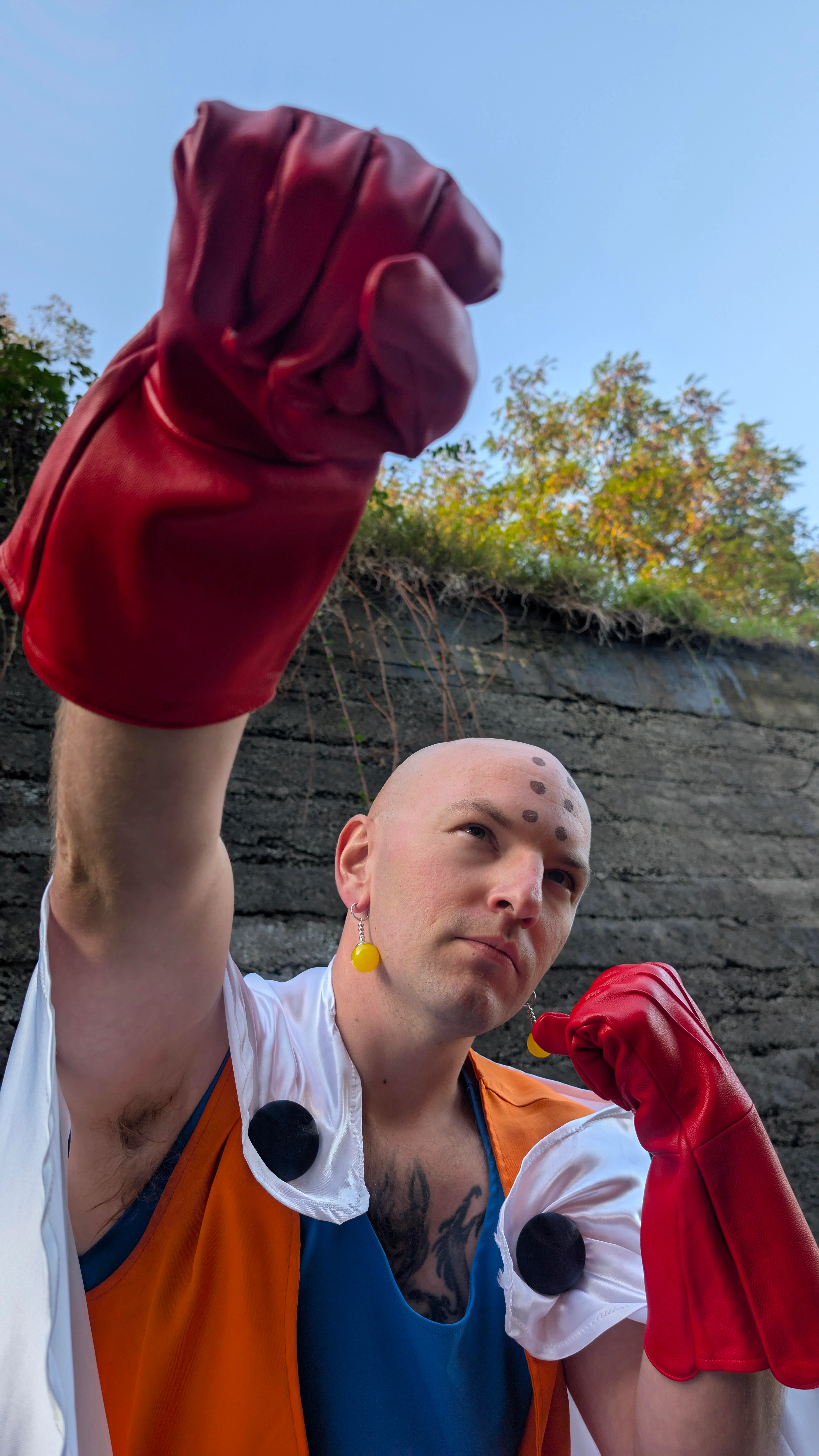 A fusion of Goku and Saitama? 😱👀🗣️ | Krillin The Human Raditz picture 11 of 15