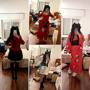 My Rin Tohsaka cosplays try on ♥️ ( altairysu )'