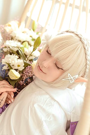 Emilia from Rezero by (Kuroitsne)'