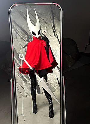 Hornet from Hollow Knight Silksong cosplay by Alina Becker'