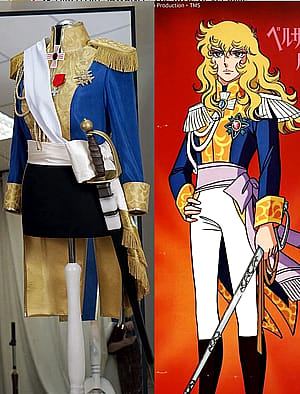 Look at this amazing Lady Oscar from The Rose of Versailles manga cosplay costume'