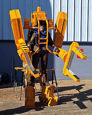 Aliens power loader cosplay by replicantcosplayuk'