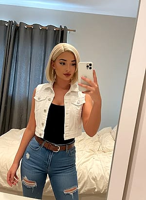 android 18 simple cosplay by lily'