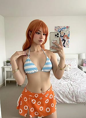 nami cosplay by luna'