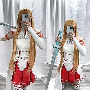 Asuna (Sword Art Online) by bunnygirlmina'