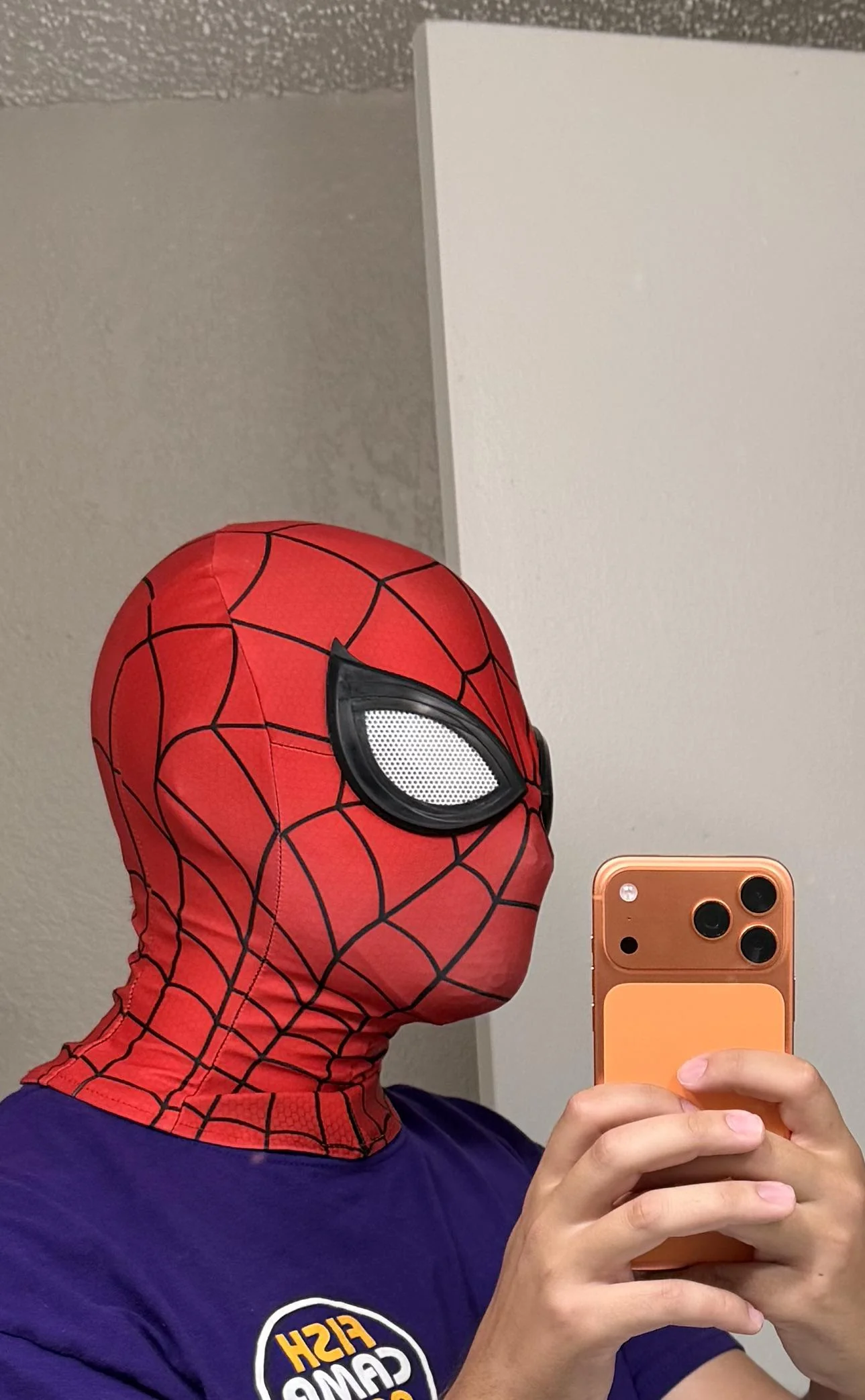 Spider-Man face shell ok? picture 1 of 1