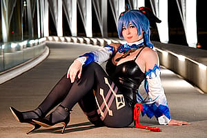 Bunny suit Ganyu from Genshin Impact (Ribaibu)'