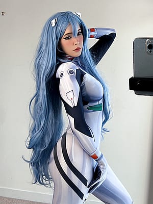 Rei Ayanami from Neon Genesis Evangelion by me!(shiroluxx)'