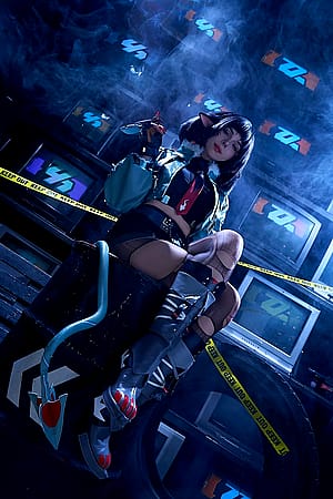 Jane Doe from ZZZ cosplay by Lil Bamby'