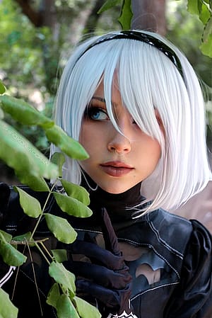 2B from Nier by shiro_konekochan'
