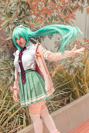 ribbon girl miku by eeveethejedi!'