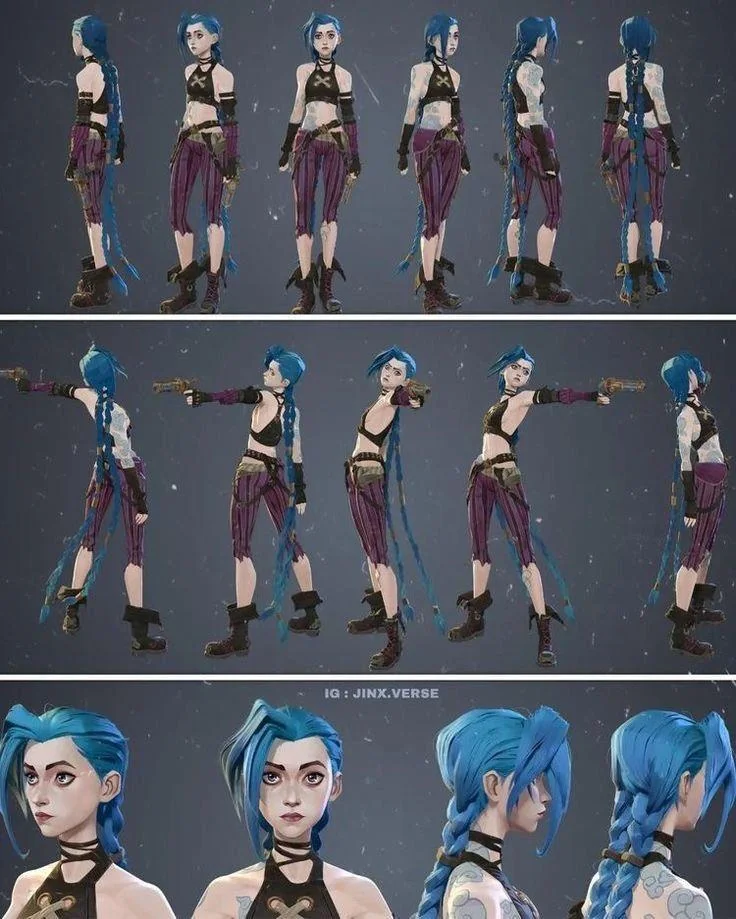 Jinx cosplay wig picture 1 of 1