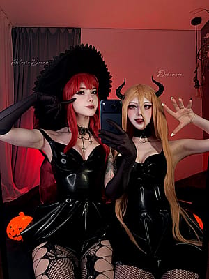 Halloween Makima and Power (AstasiaDream & Dekomores) [Chainsaw Man]'