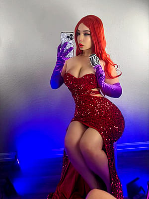 My Jessica Rabbit attempt :3 (by Chanel)'
