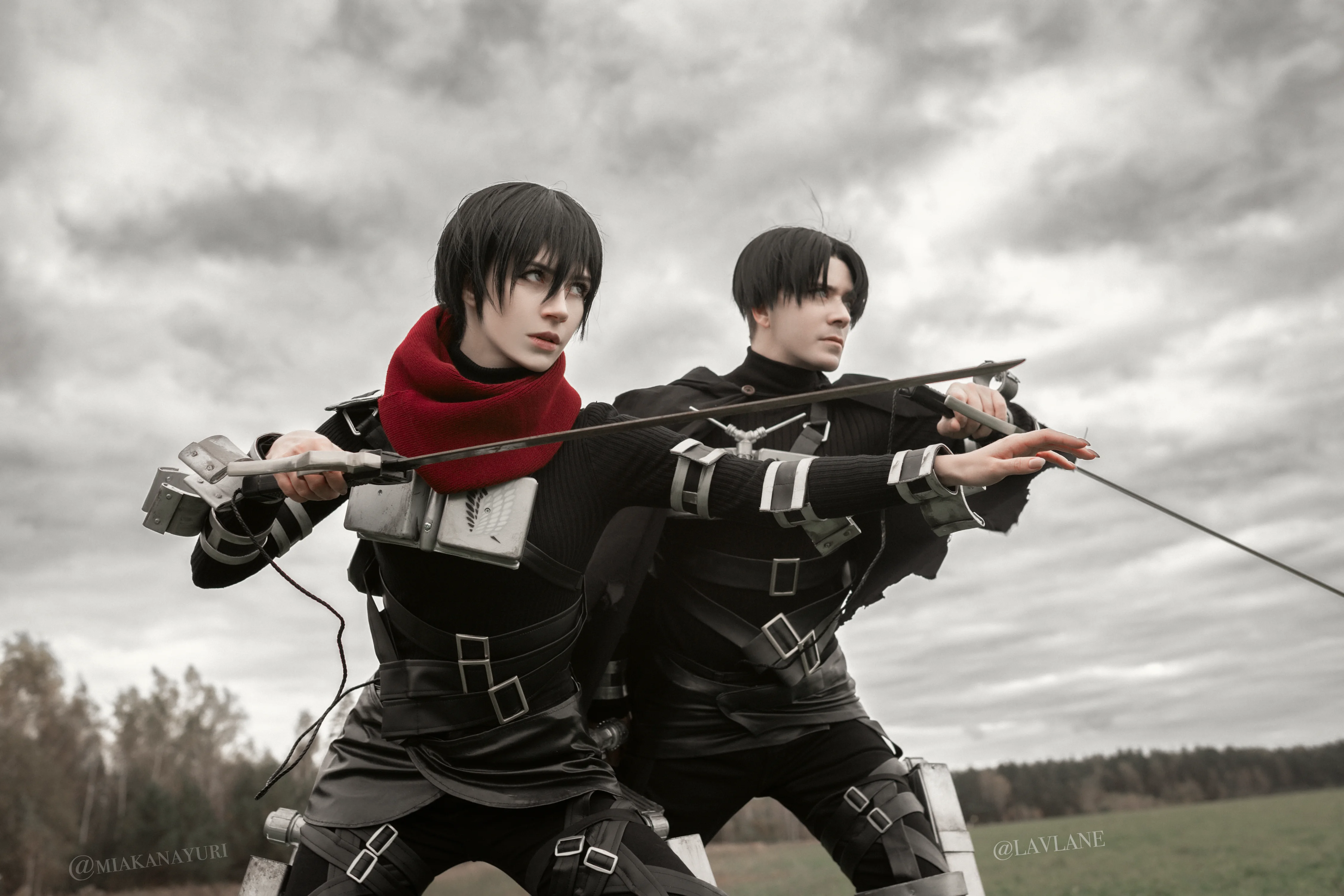 Mikasa & Levi [Attack on Titan] by (Miakanayuri & Lavlane) picture 1 of 1
