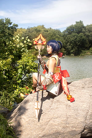 Xiangling cosplay (Genshin Impact) by Pearlpeony'
