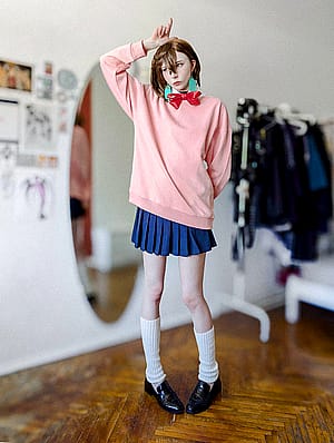 Momo Ayase from Dandadan by kitich_ka'