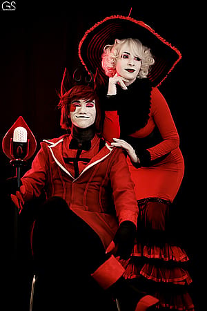 Alastor and Rosie - Hazbin Hotel (TheKonver & SarahVerse)'
