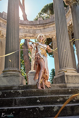 My Aglaea cosplay from Honkai: Star Rail ~ Kerocchi'