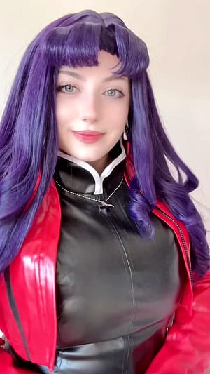 Kawaii Misato cosplay (Kuroitsne)'