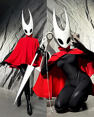 Hornet from Hollow Knight Silksong cosplay by Alina Becker'
