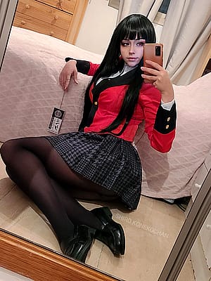 Yumeko Jabami cosplay by Shiro_konekochan'