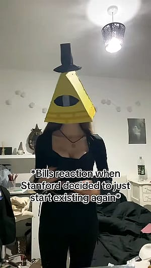 I think I’m obsessed with this bill cipher cosplay.. (Made By _the_masked_freak_)'