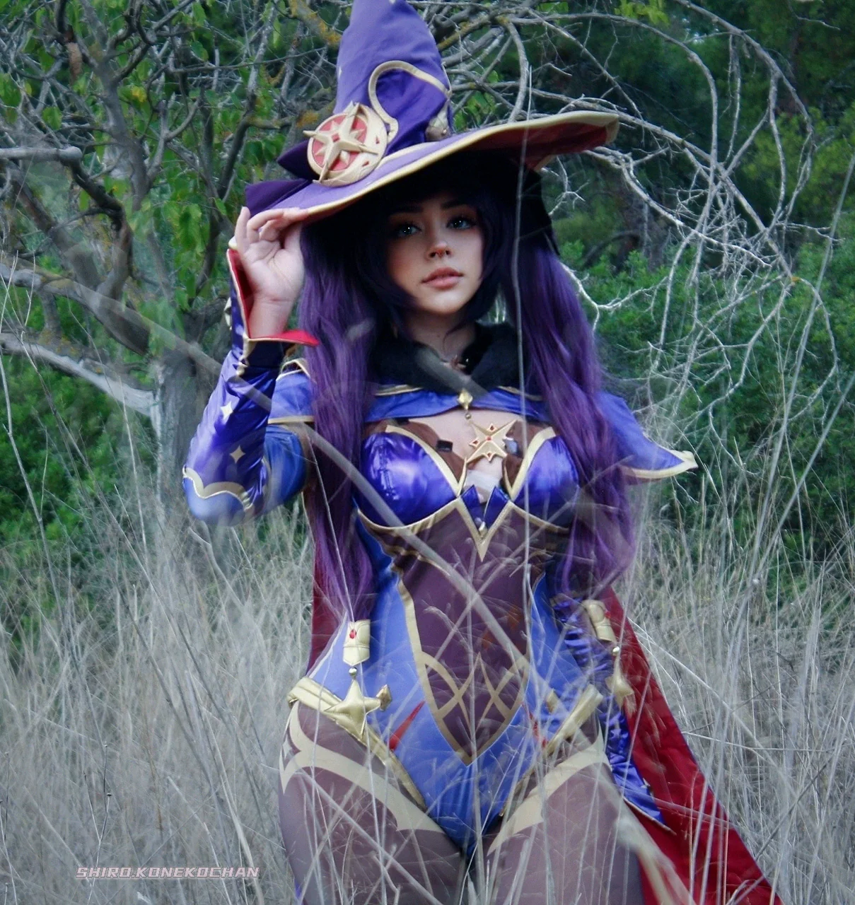 Mona [Genshin Impact] (Shiro_konekochan) picture 1 of 1
