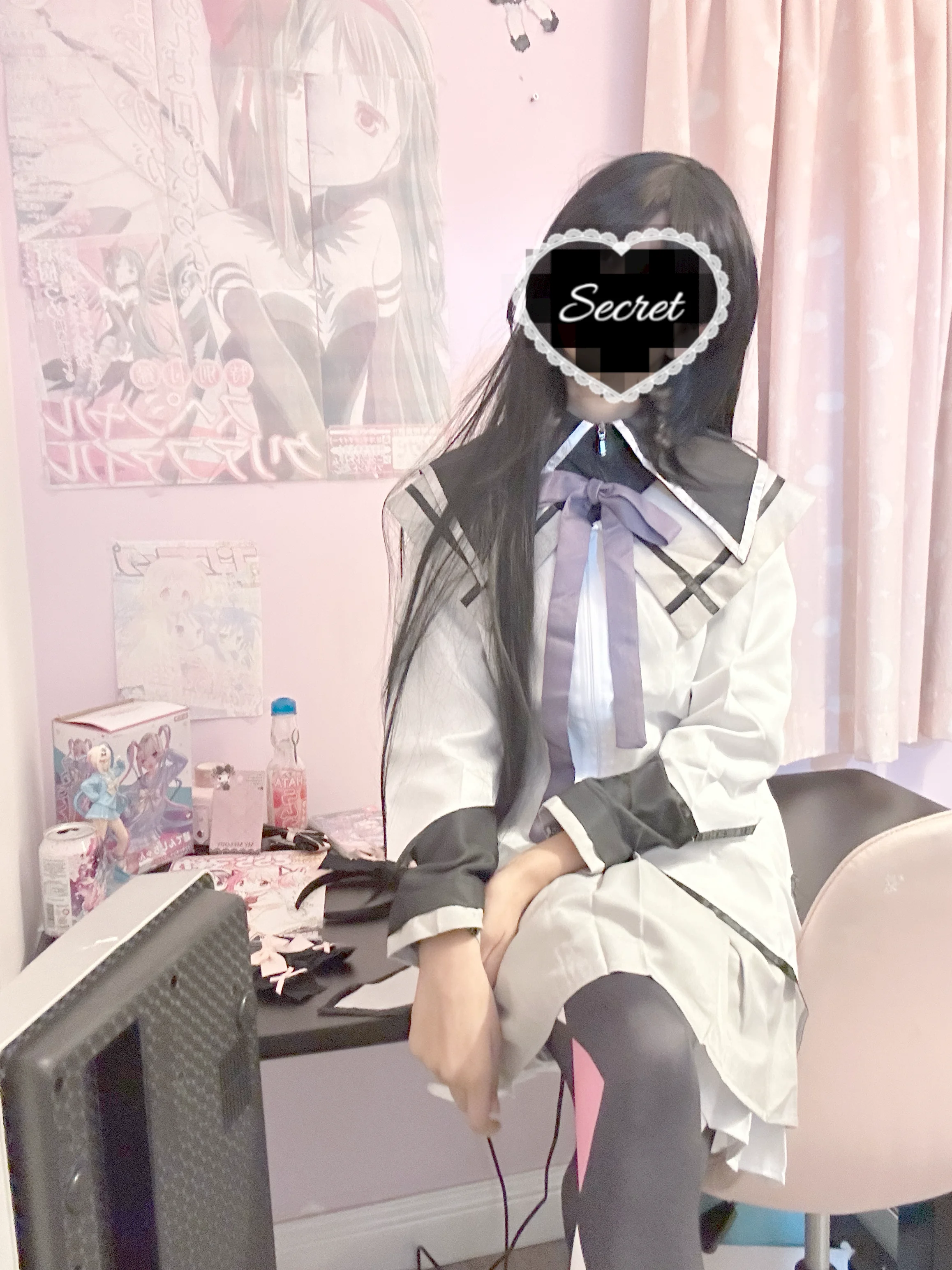 Homura cosplay with my poster picture 1 of 1