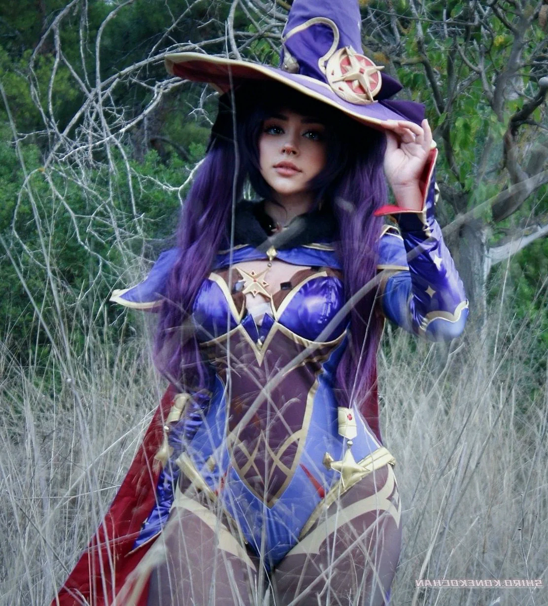 Mona [Genshin Impact] (Shiro_konekochan) picture 1 of 1
