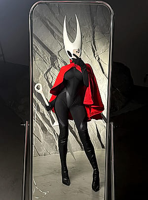 Hornet from Hollow Knight Silksong cosplay by Alina Becker'
