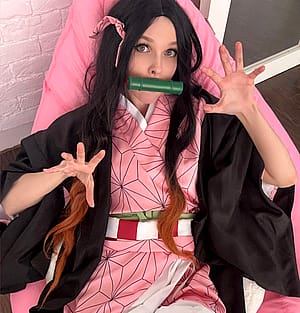 Nezuko by littlekitty from Demon Slayer'