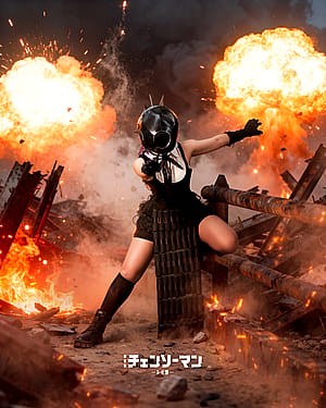 Reze bomb from chainsaw man by Clayrerosse'