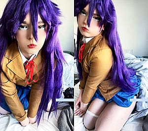 Yuri (from DDLC) by rarixoxo'