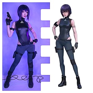 My cool attempt of Motoko Kusanagi (Shiroktsne)'