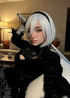 My 2b cosplay'
