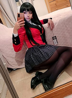 Yumeko Jabami from Kakegurui: Compulsive Gambler by Shiro_konekochan'