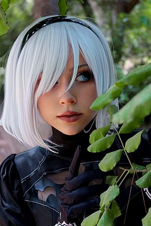 2B from Nier by shiro_konekochan'