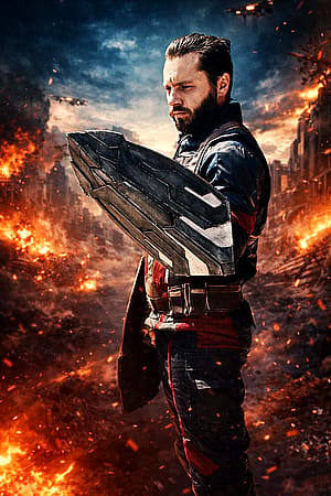 Infinity war captain America by negans2000'