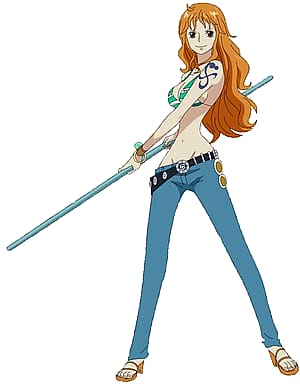 Nami, one piece by cinnamon'