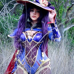 Mona cosplay by shiro_konekochan'