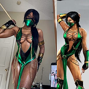 My jade cosplay MK9 version (Violet_cosplay)'