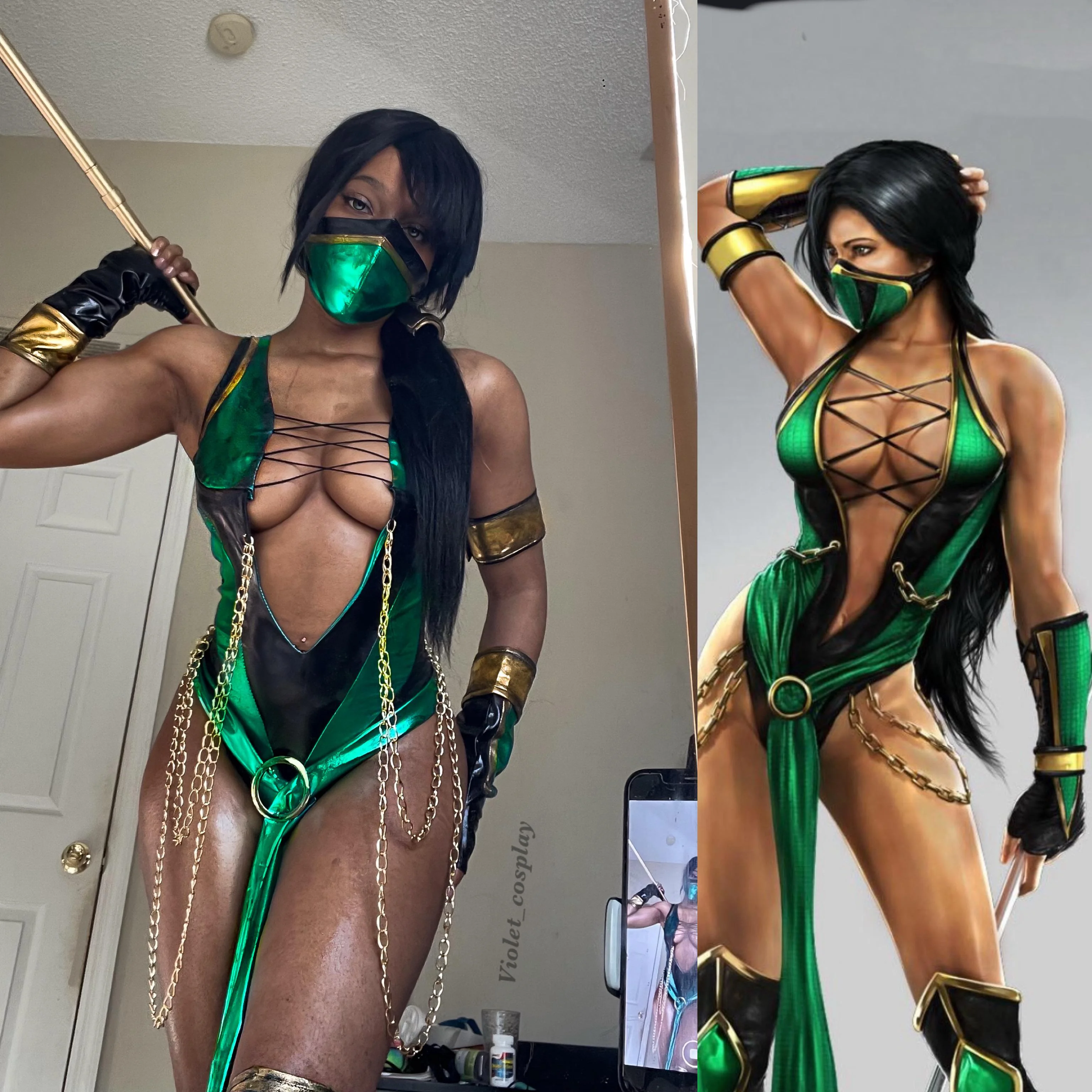 My jade cosplay MK9 version (Violet_cosplay) picture 1 of 1