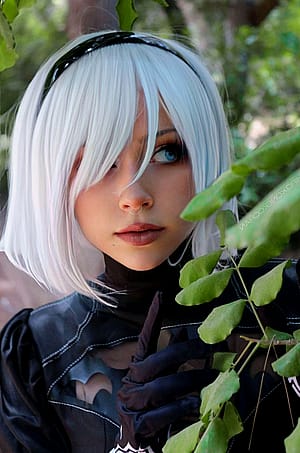2B from Nier by shiro_konekochan'
