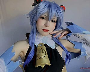 Ganyu cosplay by SthormyStar'