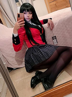 Yumeko Jabami from Kakegurui: Compulsive Gambler by Shiro_konekochan'