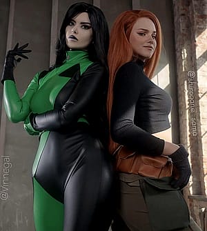 Kim Possible and Shego by shriogane_sama and vinnegal'