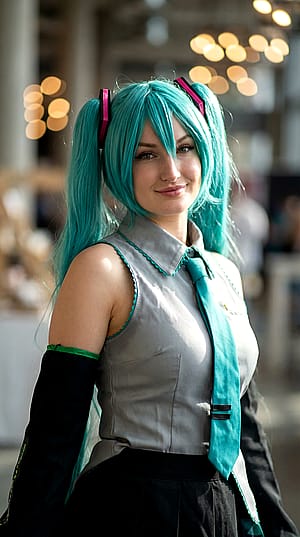Hatsune Miku cosplay by Jess (u/slayberrymilk)'