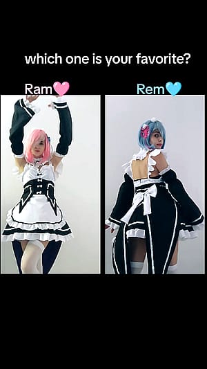 Ram e Rem cosplay rezero by yuuna'